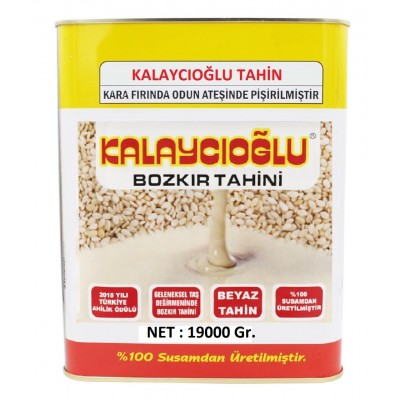 Kalaycıoğlu Beyaz Tahin 19 KG TENEKE